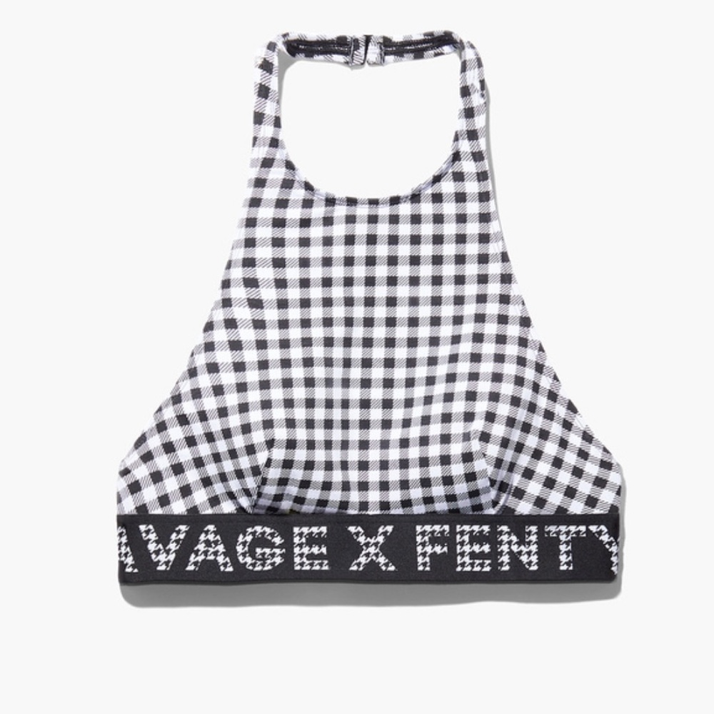 Savage X Fenty black white gingham bra - Picture 2 of 8